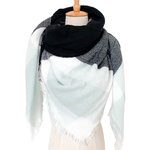 Imitation Cashmere Classic Plaid Scarf - Imitation Cashmere Classic Plaid Scarf - Image 4 of 10
