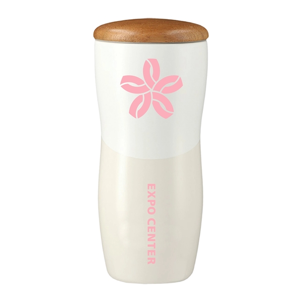 12 oz. Ceramic Easy-Grip Tumbler w/ Lid - 12 oz. Ceramic Easy-Grip Tumbler w/ Lid - Image 3 of 5