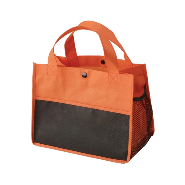 Mini Snap Non-Woven Lunch Tote Bag - Mini Snap Non-Woven Lunch Tote Bag - Image 3 of 4