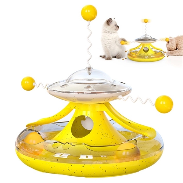 Turntable Treat Motion Cat Toy - Turntable Treat Motion Cat Toy - Image 1 of 1