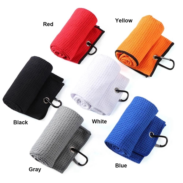 15.7x23.6 inch Microfiber Golf Towel - 15.7x23.6 inch Microfiber Golf Towel - Image 1 of 5