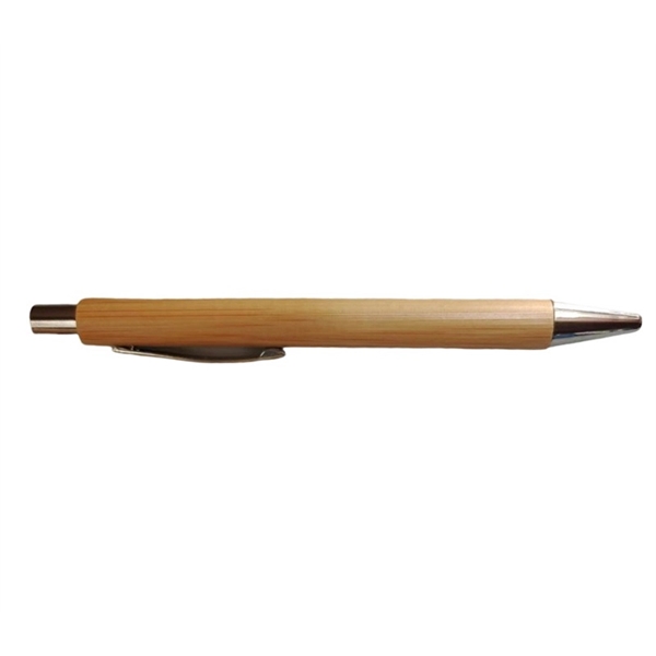 Metal Accent Bamboo Pen - Metal Accent Bamboo Pen - Image 0 of 3