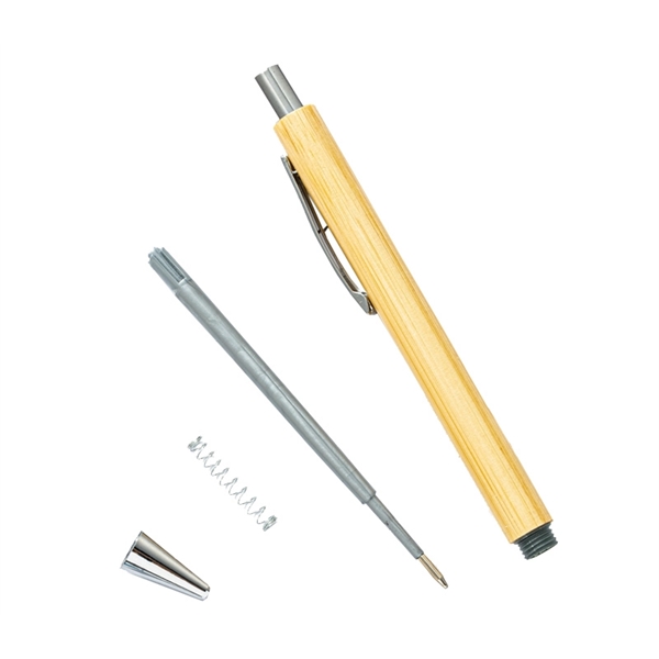 Metal Accent Bamboo Pen - Metal Accent Bamboo Pen - Image 3 of 3