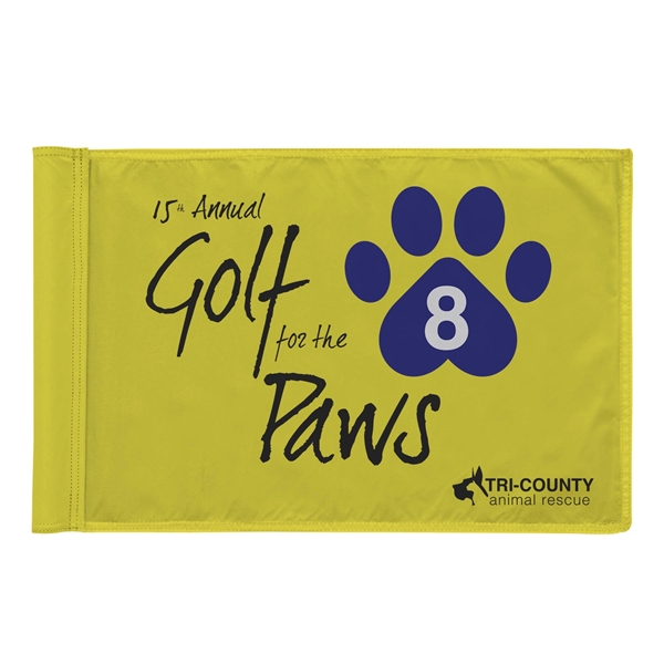 Golf Flag with Tube Single-Sided - Golf Flag with Tube Single-Sided - Image 0 of 2