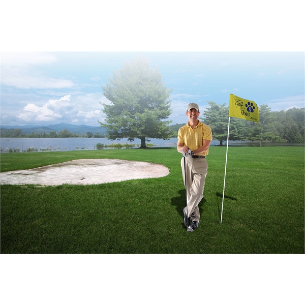 Golf Flag with Tube Single-Sided - Golf Flag with Tube Single-Sided - Image 2 of 2