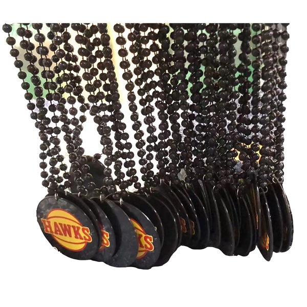 Beaded Necklace With Medallion - Beaded Necklace With Medallion - Image 3 of 5