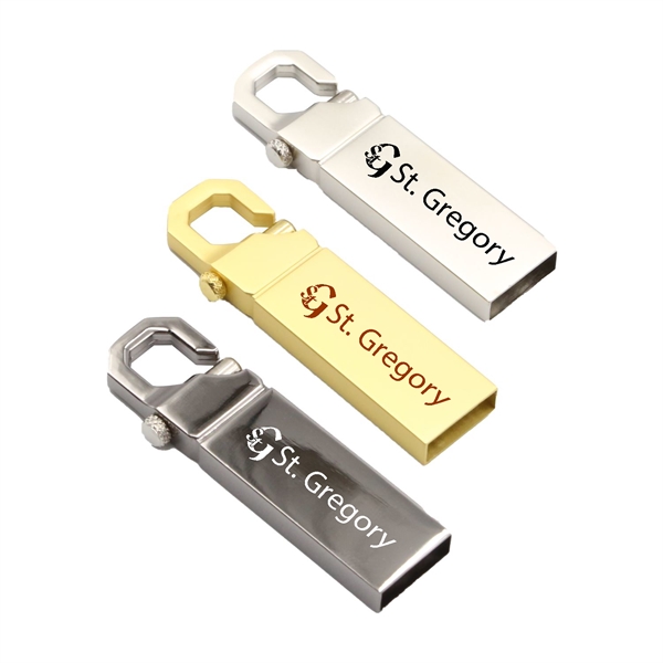 Sleek Metal Keychain Style Fast USB Drive - Sleek Metal Keychain Style Fast USB Drive - Image 0 of 4