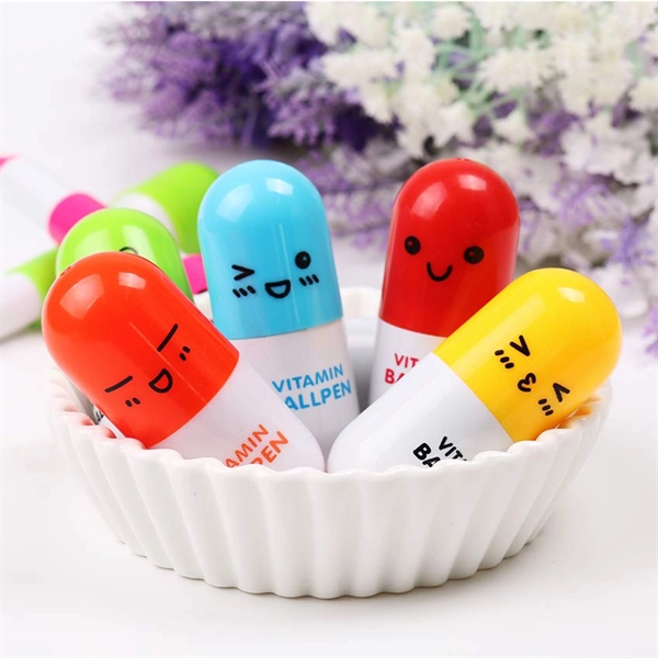 Cute Capsule Ballpoint Pen - Cute Capsule Ballpoint Pen - Image 1 of 2