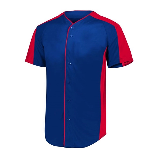 Augusta Sportswear Youth Full Button Baseball Jersey - Augusta Sportswear Youth Full Button Baseball Jersey - Image 10 of 10