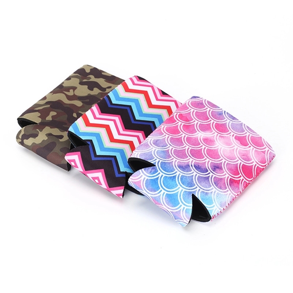 Full Color Premium Foam Collapsible Can Coolers - Full Color Premium Foam Collapsible Can Coolers - Image 1 of 13