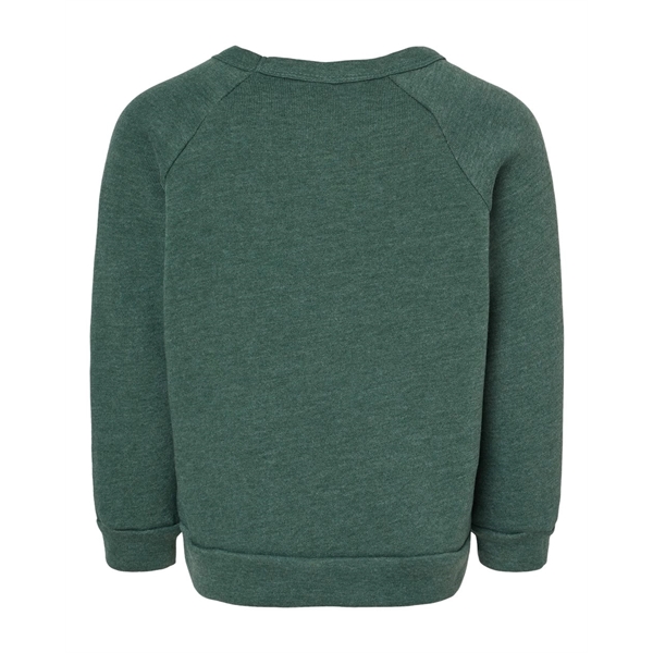 BELLA + CANVAS Toddler Sponge Fleece Raglan Sweatshirt - BELLA + CANVAS Toddler Sponge Fleece Raglan Sweatshirt - Image 9 of 10