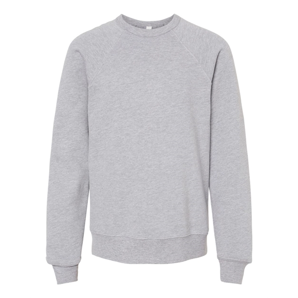 BELLA + CANVAS Youth Sponge Fleece Crewneck Sweatshirt - BELLA + CANVAS Youth Sponge Fleece Crewneck Sweatshirt - Image 9 of 16