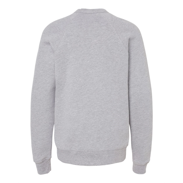 BELLA + CANVAS Youth Sponge Fleece Crewneck Sweatshirt - BELLA + CANVAS Youth Sponge Fleece Crewneck Sweatshirt - Image 10 of 16