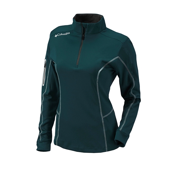 Columbia Ladies Omni-Wick Shotgun 1/4 Zip - Columbia Ladies Omni-Wick Shotgun 1/4 Zip - Image 8 of 10