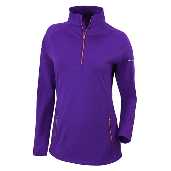 Columbia Ladies Omni-Wick Outward Nine 1/4 Zip - Columbia Ladies Omni-Wick Outward Nine 1/4 Zip - Image 9 of 15