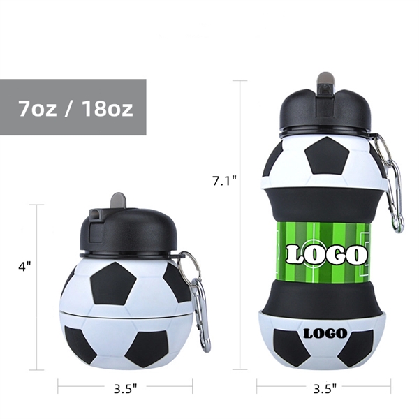 Spherical Collapsible Silicone Bottle - Spherical Collapsible Silicone Bottle - Image 0 of 4