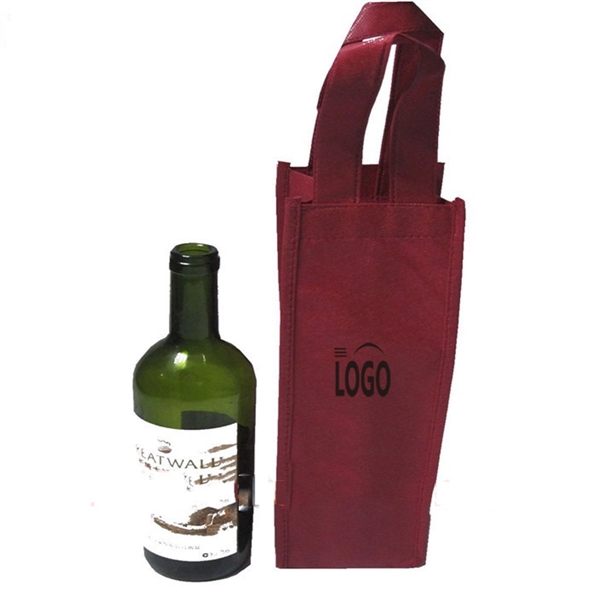 Non-Woven One Bottle Wine Tote Bag - Non-Woven One Bottle Wine Tote Bag - Image 0 of 0