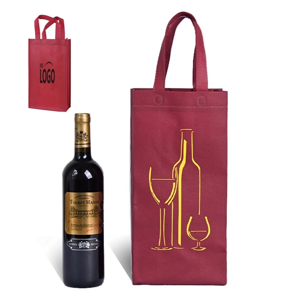 Premium Non-Woven Polypropylene 1-Bottle Tote Bag - Premium Non-Woven Polypropylene 1-Bottle Tote Bag - Image 0 of 0