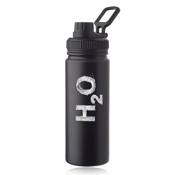 Houston 23 oz Stainless Steel Water Bottle w/ Handle - Houston 23 oz Stainless Steel Water Bottle w/ Handle - Image 0 of 5