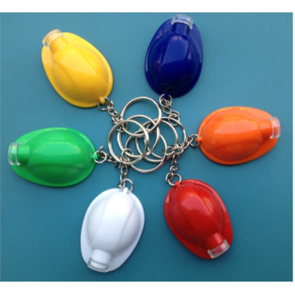 Safety Helmet Flashlight Keychain - Safety Helmet Flashlight Keychain - Image 1 of 5