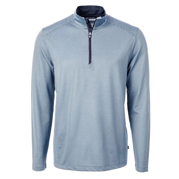 Cutter & Buck Virtue Eco Pique Micro Stripe Recycled Mens... - Cutter & Buck Virtue Eco Pique Micro Stripe Recycled Mens... - Image 1 of 11