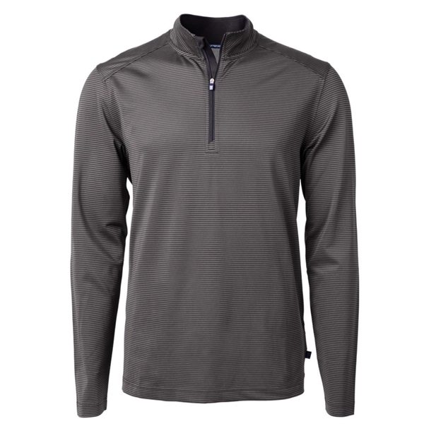 Cutter & Buck Virtue Eco Pique Micro Stripe Recycled Mens... - Cutter & Buck Virtue Eco Pique Micro Stripe Recycled Mens... - Image 4 of 15