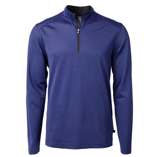 Cutter & Buck Virtue Eco Pique Micro Stripe Recycled Mens... - Cutter & Buck Virtue Eco Pique Micro Stripe Recycled Mens... - Image 5 of 15