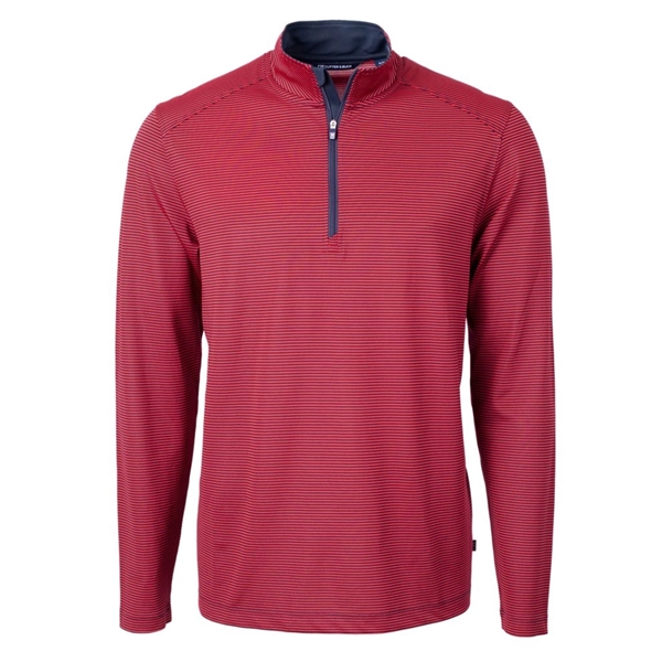 Cutter & Buck Virtue Eco Pique Micro Stripe Recycled Mens... - Cutter & Buck Virtue Eco Pique Micro Stripe Recycled Mens... - Image 6 of 15