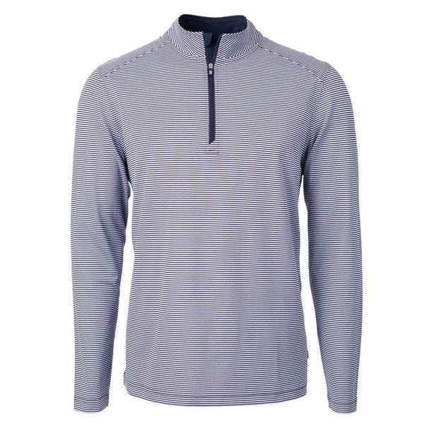 Cutter & Buck Virtue Eco Pique Micro Stripe Recycled Mens... - Cutter & Buck Virtue Eco Pique Micro Stripe Recycled Mens... - Image 7 of 15