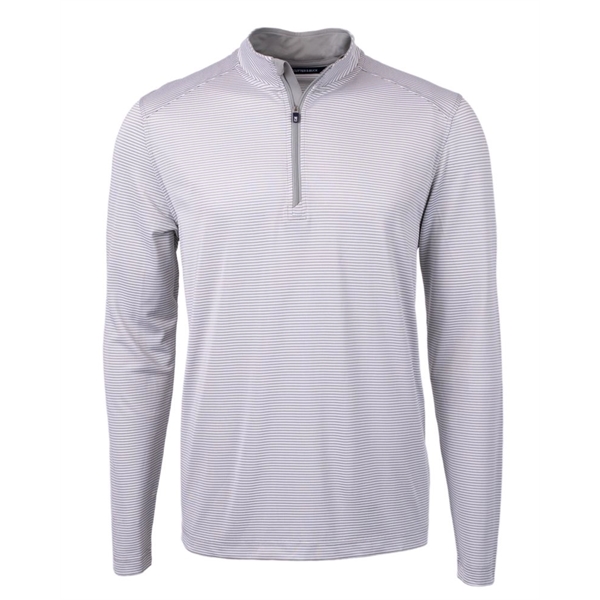 Cutter & Buck Virtue Eco Pique Micro Stripe Recycled Mens... - Cutter & Buck Virtue Eco Pique Micro Stripe Recycled Mens... - Image 8 of 15