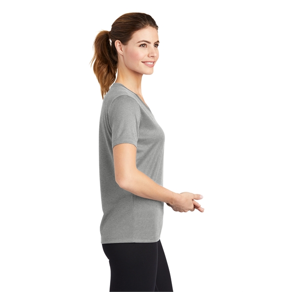 Sport-Tek Women's PosiCharge RacerMesh V-Neck Tee. - Sport-Tek Women's PosiCharge RacerMesh V-Neck Tee. - Image 42 of 45