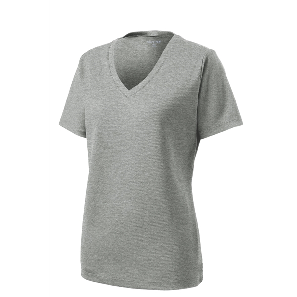 Sport-Tek Women's PosiCharge RacerMesh V-Neck Tee. - Sport-Tek Women's PosiCharge RacerMesh V-Neck Tee. - Image 43 of 45
