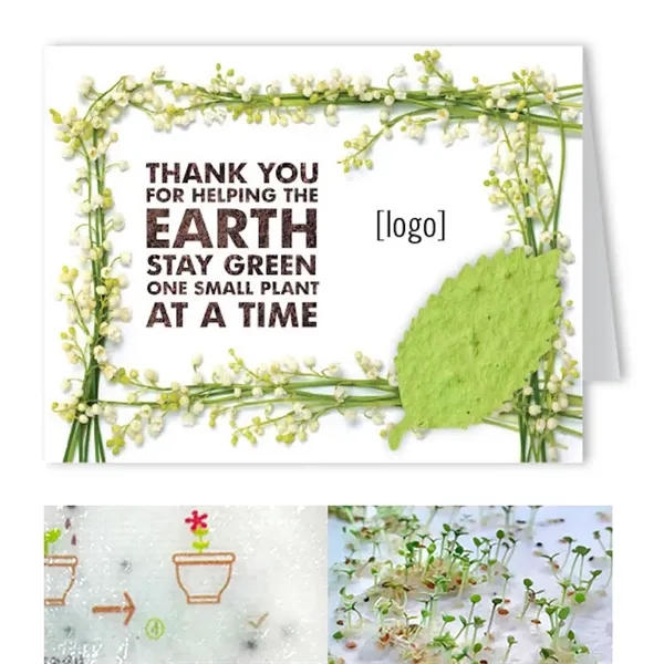 Seed Paper Shape Holiday Greeting Card - Seed Paper Shape Holiday Greeting Card - Image 0 of 1