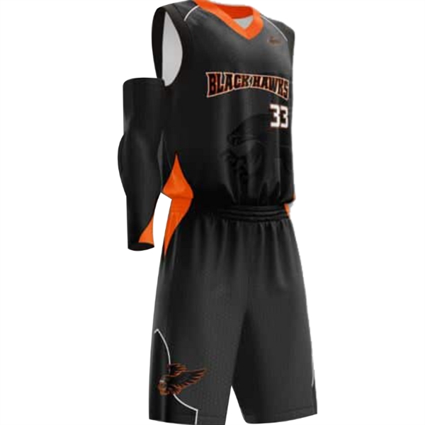 Youth Sublimated Elite Basketball Uniform - Youth Sublimated Elite Basketball Uniform - Image 0 of 6