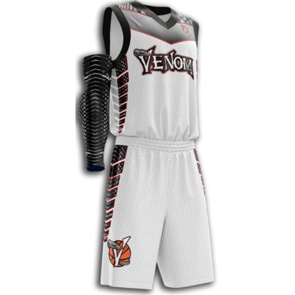 Youth Sublimated Elite Basketball Uniform - Youth Sublimated Elite Basketball Uniform - Image 4 of 6