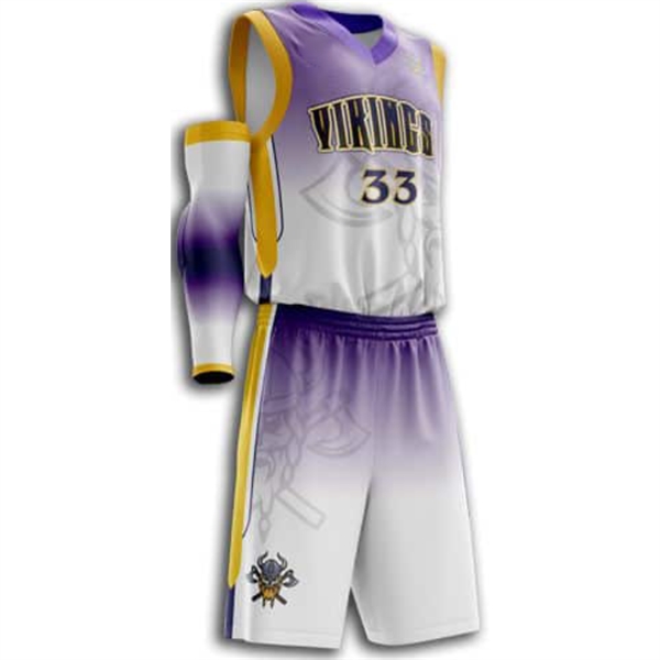 Youth Sublimated Elite Basketball Uniform - Youth Sublimated Elite Basketball Uniform - Image 6 of 6