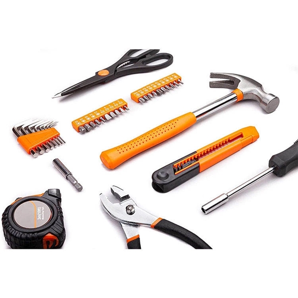 39-Piece General Household Hand Tool Kit & Repair Set - 39-Piece General Household Hand Tool Kit & Repair Set - Image 1 of 3