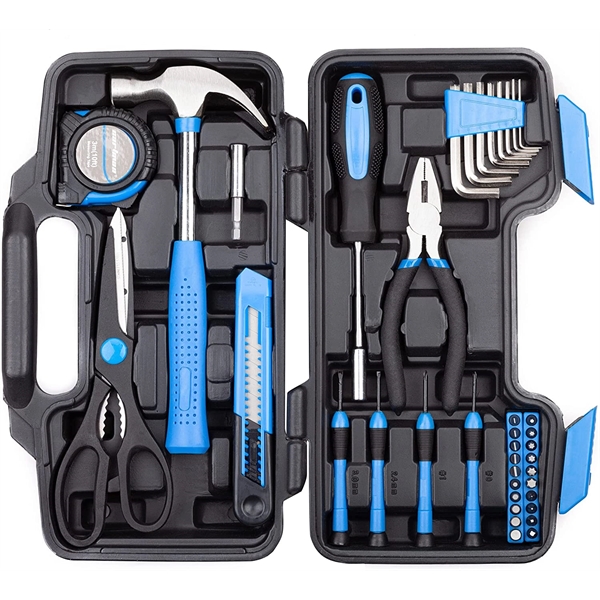 39-Piece General Household Hand Tool Kit & Repair Set - 39-Piece General Household Hand Tool Kit & Repair Set - Image 3 of 3