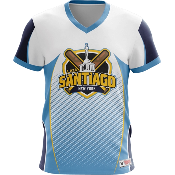 Sublimated Elite Crew/V-Neck Baseball Jersey - Sublimated Elite Crew/V-Neck Baseball Jersey - Image 1 of 4