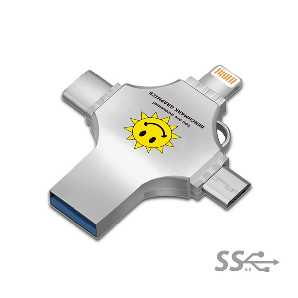 Cicero 3 Way Metal USB - Cicero 3 Way Metal USB - Image 0 of 7