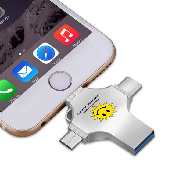Cicero 3 Way Metal USB - Cicero 3 Way Metal USB - Image 1 of 7