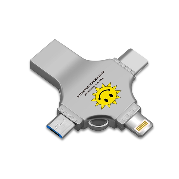 Cicero 3 Way Metal USB - Cicero 3 Way Metal USB - Image 3 of 7