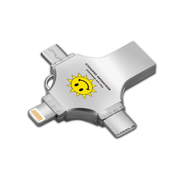 Cicero 3 Way Metal USB - Cicero 3 Way Metal USB - Image 4 of 7
