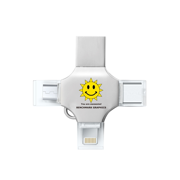 Cicero 3 Way Metal USB - Cicero 3 Way Metal USB - Image 5 of 7