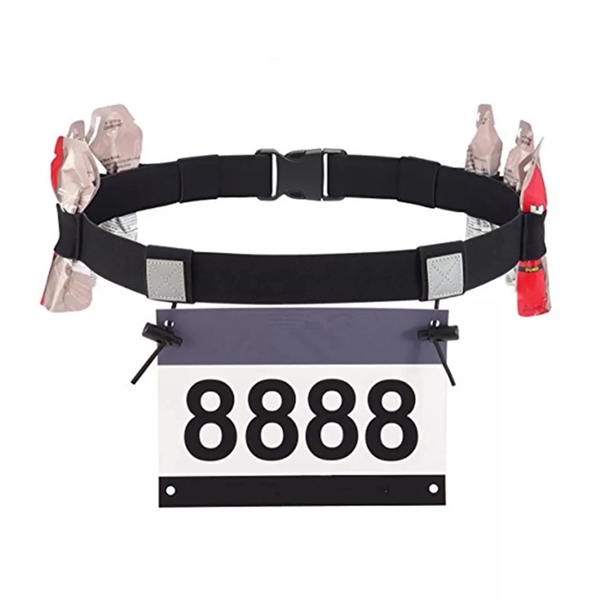 Reflective Multifunction Race Number Belt - Reflective Multifunction Race Number Belt - Image 3 of 3