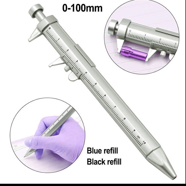Multi-Functional Stainless Steel Vernier Caliper Pen - Multi-Functional Stainless Steel Vernier Caliper Pen - Image 4 of 7