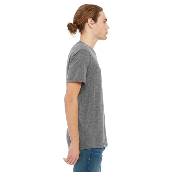 Bella + Canvas Men's Jersey Short-Sleeve Pocket T-Shirt - Bella + Canvas Men's Jersey Short-Sleeve Pocket T-Shirt - Image 27 of 63