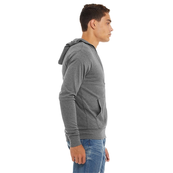 Bella + Canvas Unisex Triblend Full-Zip Lightweight Hoodie - Bella + Canvas Unisex Triblend Full-Zip Lightweight Hoodie - Image 14 of 43