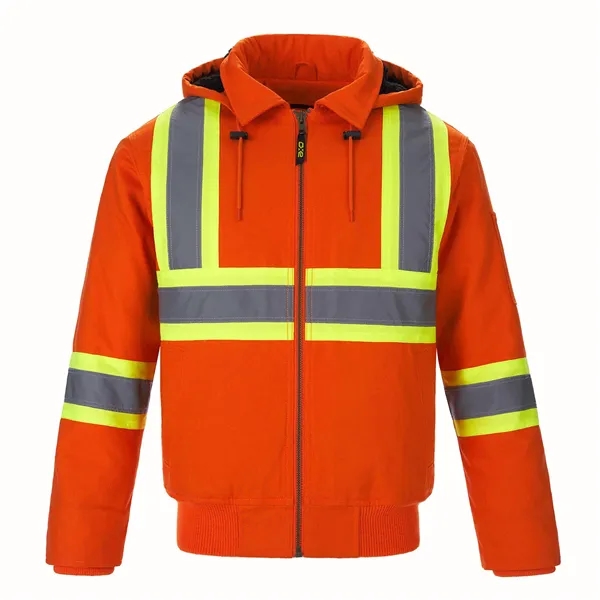 International Men's Hi-Vis Bomber with Sherpa Lining - International Men's Hi-Vis Bomber with Sherpa Lining - Image 4 of 10