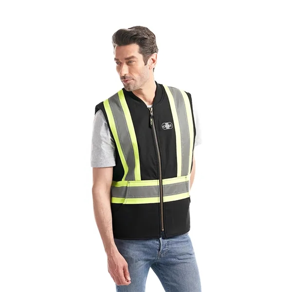 Titan Men's Hi-Vis Vest with Sherpa Lining - Titan Men's Hi-Vis Vest with Sherpa Lining - Image 1 of 10